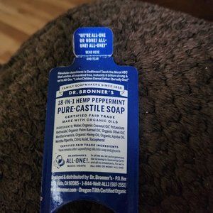 dr. bronners 18-in-1 hemp peppermint PURE CASTILE SOAP